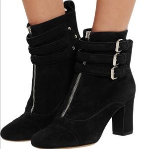 Tabitha Simmons black suede boots. Worn ONE time!